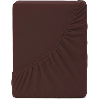 4Home jersey prostěradlo Ideál tmavě hnědé 180x200