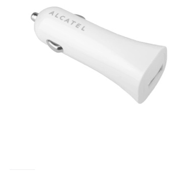 Alcatel Зарядно за кола с кабел за Alcatel смартфони - Alcatel Car Charger One Touch CC50 (бял)