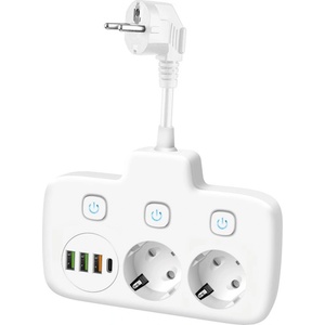 Kobi 3 Plug + 4 USB Switch (KB0444)