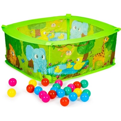 Iplay 8602B zelený bazén + 50 míčků