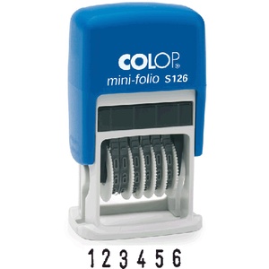  6-цифрен номератор colop s 126