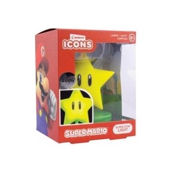 Paladone Super Mario Bros Star Icons lamp 12cm