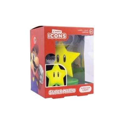 Paladone Super Mario Bros Star Icons lamp 12cm