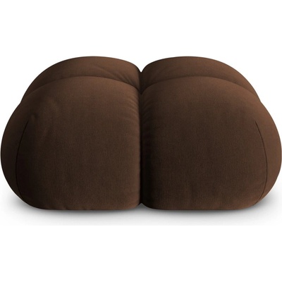 Cosmopolitan Design Тъмнокафява кадифена табуретка Loretto - Cosmopolitan Design (COS_POUF_120_F1_LORETTO3)