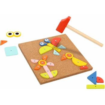 Image 1 of Tooky Toy Дървена игра Tap Tap TH155 - 82 части