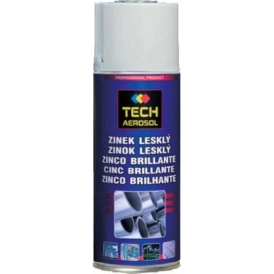 TECH spray zinek lesklý (zinkový sprej) 400ml