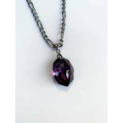 Fashion Jewelry Řetizek s přívěskem z broušeného skla 1-bn080