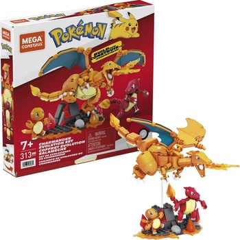 Mattel Pokémon Mega Construx - Charmander Evolution Set