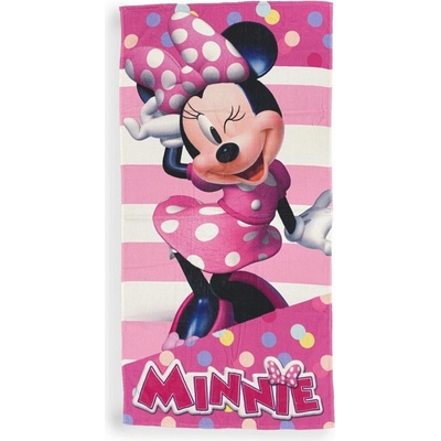 Faro Osuška Minnie proužky froté 70 x 140 cm