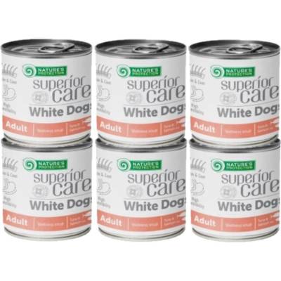 Natures Protection Superior Care White Dogs Adult Salmon 6 x 140 ml