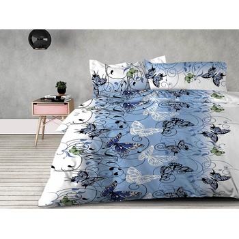 Xpose bavlna obliečky Karolína modré 2x140x200 2x70x90