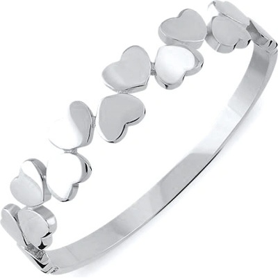 Lillian Vassago Prsten se srdíčky z bílého zlata LLV06 GR055W