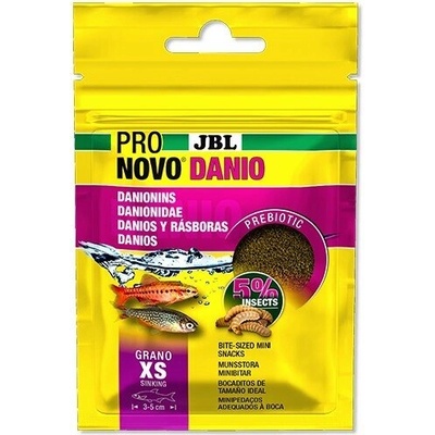 JBL Храна гранула, размер XS за малки барбуси и данио от 3-5см. JBL PRONOVO DANIO GRANO XS 20ml (J3115018)