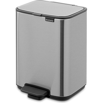 Brabantia Стоманено кошче за боклук с педал в матово сребрист цвят 4 l Bo - Brabantia (237843)