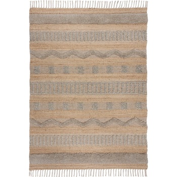 Flair Rugs Jubilant Medina Jute Natural/Grey Šedá