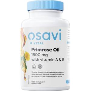 Osavi Primrose Oil 1800 mg | with Vitamin A & E [180 Гел капсули]