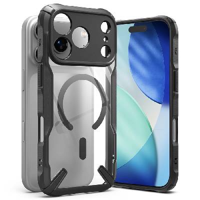 Удароустойчив кейс с MagSafe за iPhone 17 Pro Max от Ringke Fusion X - Black (8800328810228)