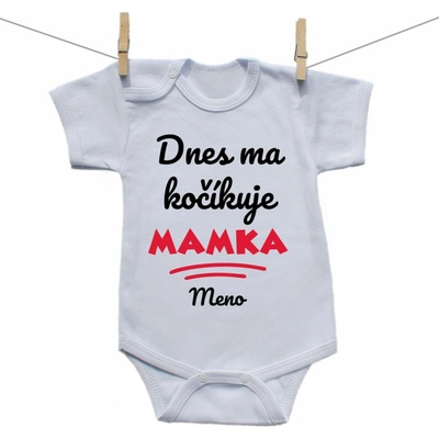 Boodyy Body s krátkym rukávom Dnes ma kočíkuje mamka