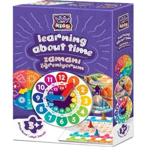 Art Kids Настолна игра Pre-School Learning About Time - Детска (5838)