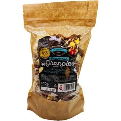 Žitnoostrovská bezlepková pekárna proteinová granola s ananasem a kokosovými chipsy 400 g