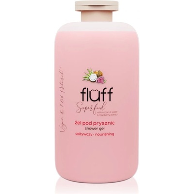 Fluff Superfood sprchový gél Coconut Water & Raspberry 500 ml