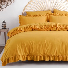 Limasso bavlna obliečky Stonewashed žltá 200x220 2x70X80