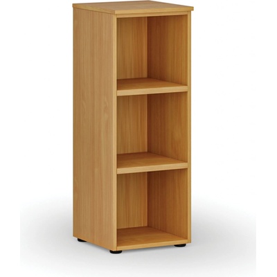 Primo Kancelársky regál WOOD, 1087 x 400 x 420 mm, buk