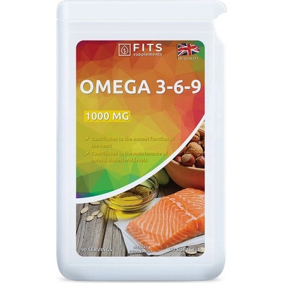 Fits Suplements Omega 3-6-9 1000mg 90 softgelových kapsúl