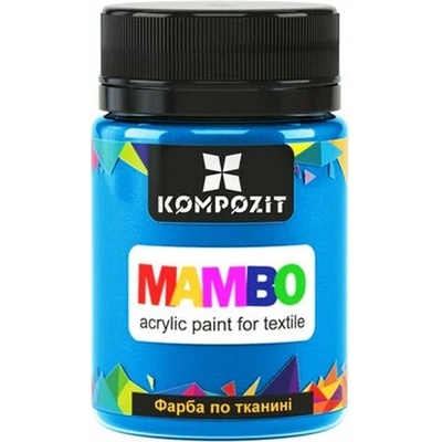 Mambo farba na textil a kožu 50 ml 16 svetlomodrá