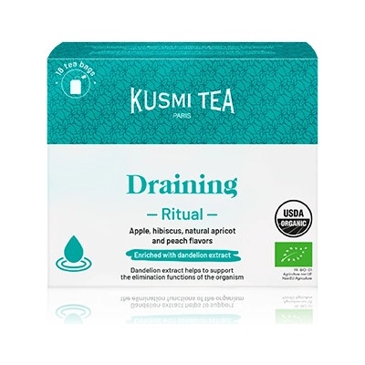 Kusmi Tea Porcovaný ovocný čaj na odvodnění organismu Ritual Draining 18 sáčků