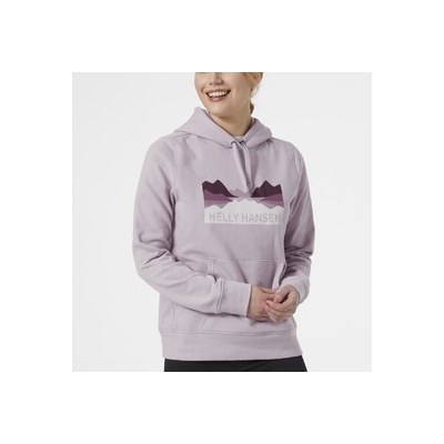 Helly Hansen W Nord Graphic Pullover Hoodie 62981-692 fialová