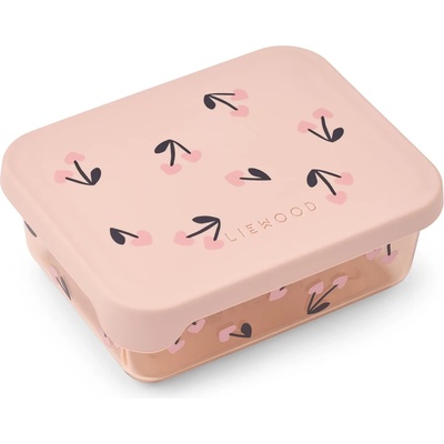 LIEWOOD Детски контейнер за храна Liewood Kid's Ako Tritan Snack Box Food storage - Cherry Heart / Rosey - размер One Size (532-3719-0111)