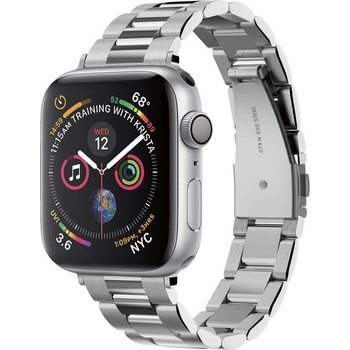 Spigen Каишка от неръждаема стомана Spigen modern за Apple Watch 2/3/4/5/6 SE (38/40mm), Сребрист (8809640253553)