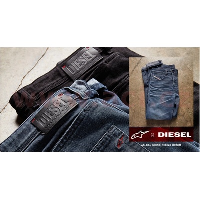 Alpinestars SHIRO DENIM DIESEL seprané modré – Zboží Mobilmania