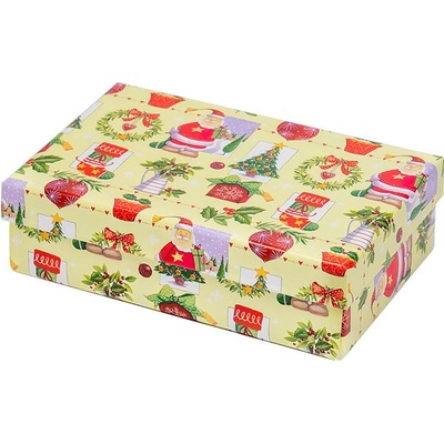 ARGUS Darčeková krabica vianočný papier - Mikuláš 25351188
