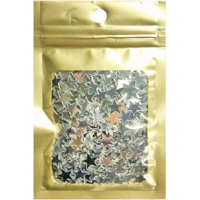 Konfety hvězdy stříbrné 16 g – Zboží Mobilmania