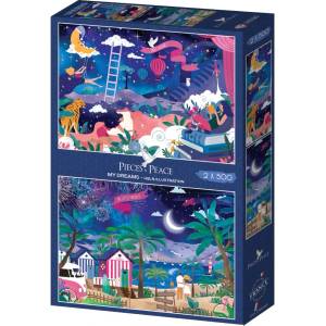 Pieces & Peace - Puzzle 2x500 My Dreams - 500 piese
