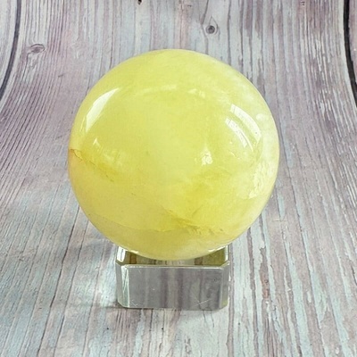 Nefertitis Citrín lemon koule 16 NF60707 - ø 5,2 cm, 202 g