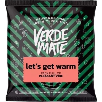 Verde Mate Mate tea Zelená Čaj z yerby mate Zahřejme se 50 g