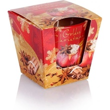 Bartek Candles Golden Christmas Baked Apple with Cinnamon and Spices 115 g