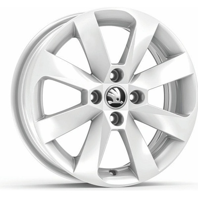 Škoda CRUX 5,5x15 4x100 ET41 white