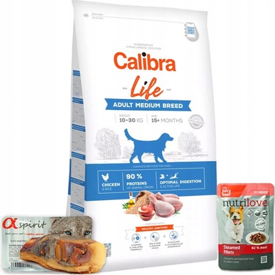 Calibra Dog Life Adult Medium Breed Chicken 12 kg