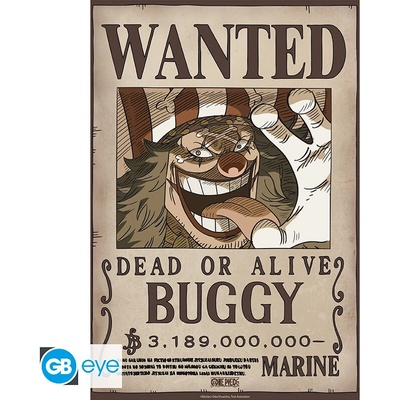 ONE PIECE - Poster Chibi 52x38 - Wanted Buggy Wano, GBYDCO641