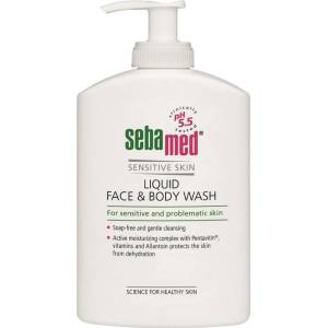 sebamed Измиващ гел за лице и тяло с помпа, 400 мл