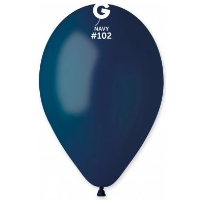 Gemar Balónek 33cm 13" #102 NAVY modrý ZIP BAGS bal