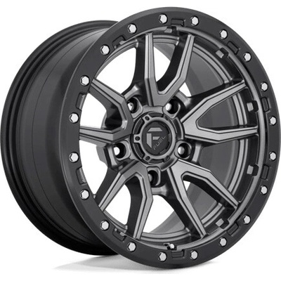 Fuel D680 REBEL 9x18 6x114,3 ET20 matte gunmetal black bead ring