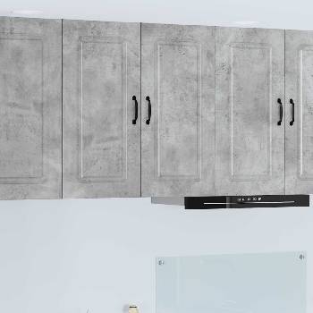 vidaXL Панел за миялна машина Kalmar Циментено сиво 80 x 31 x 80 см (884707)