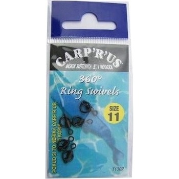 CARP ´R´ US 360° RING SWIVELS veľ.11 8 ks