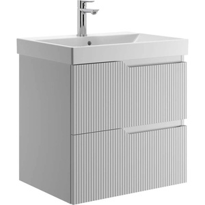 Jika Cubito Style - Шкаф за мивка, 55x57x45 см, 2 чекмеджета, бял мат H40J4404023041 (H40J4404023041)