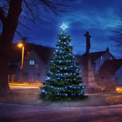 DecoLED LED svetelná sada na stromy vysoké 3-5m modrá